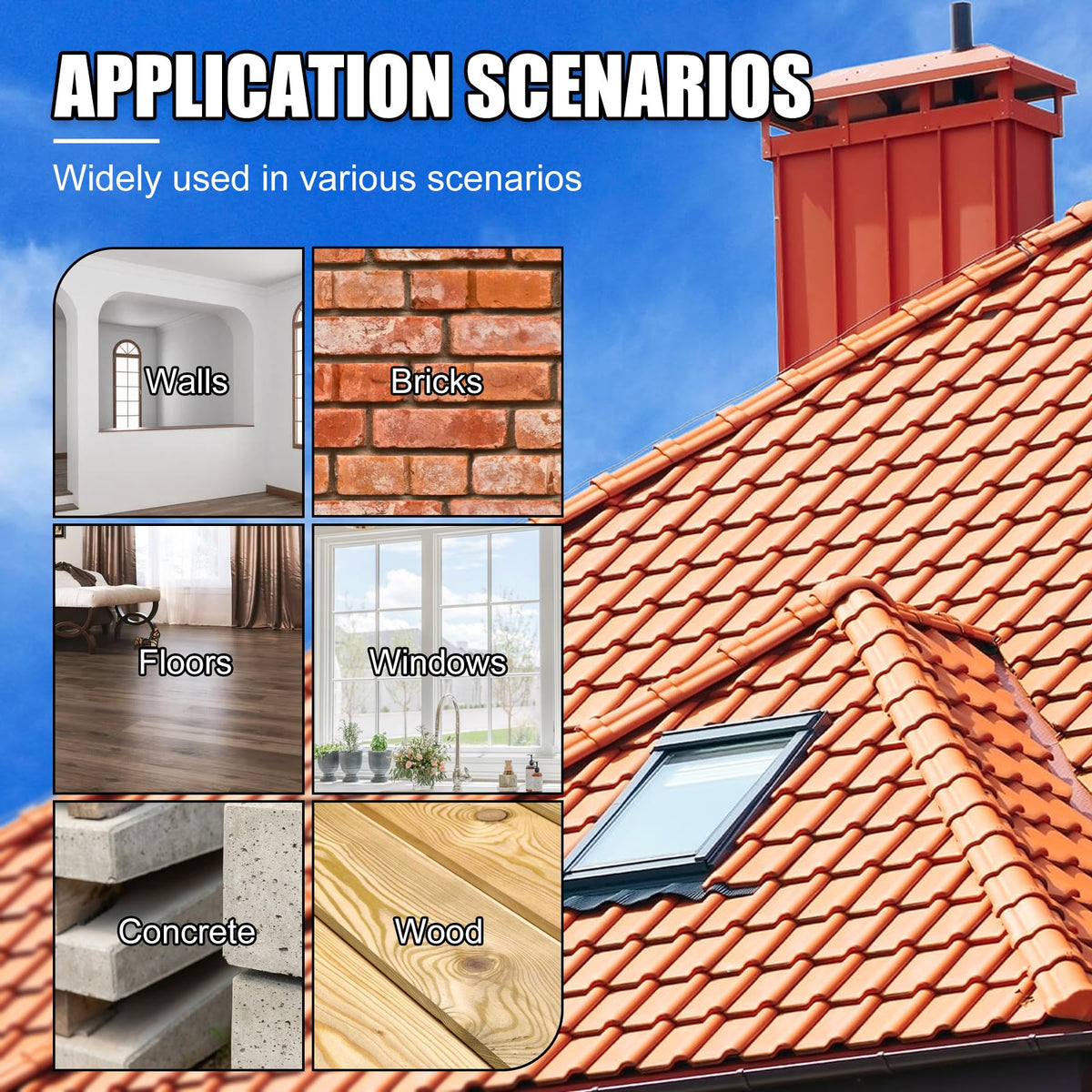Indoor walls and basements protected from leaks with Limino without strong odors.