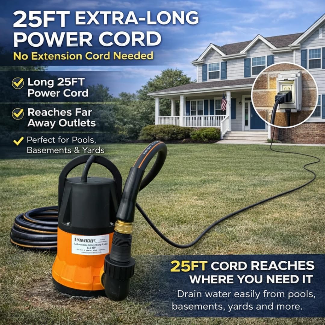 Limodot low-suction submersible pump handles shallow water