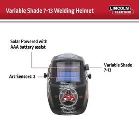 Lincoln Electric K4983-1 versatile processes support Stick, TIG, MIG.