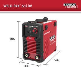 Weld-Pak 225i delivers 30% duty cycle at 225A for steady performance
