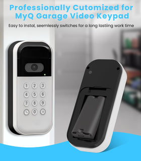 Linergy 6100mAh high-capacity battery powering myQ devices longer.