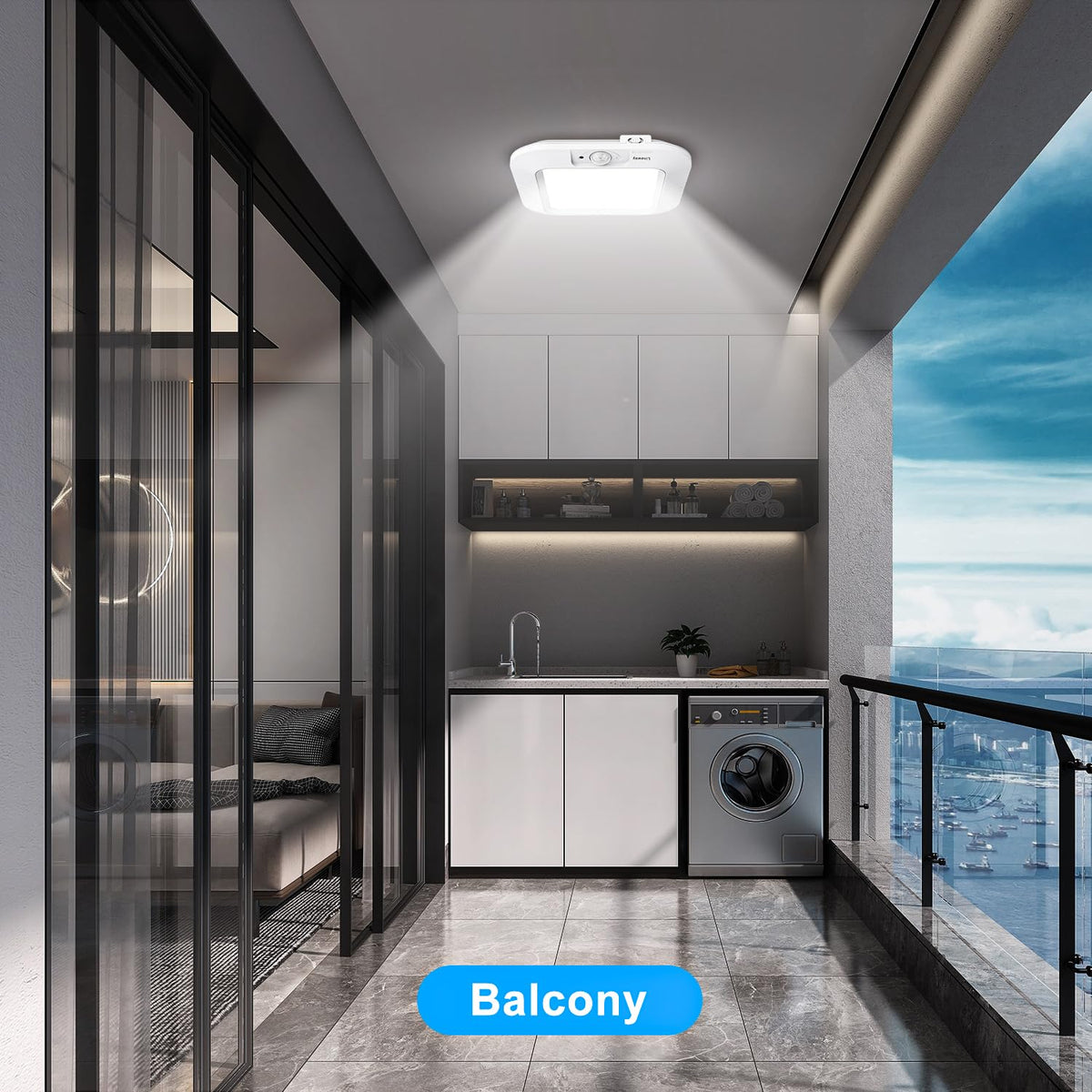 Lineway constant light mode keeps dark areas visible without motion