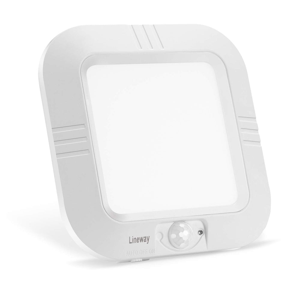 LINEWAY motion sensor ceiling light in closet activates on motion in darkness