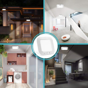 LINEWAY ceiling light in hallway provides hands-free illumination with motion sensing