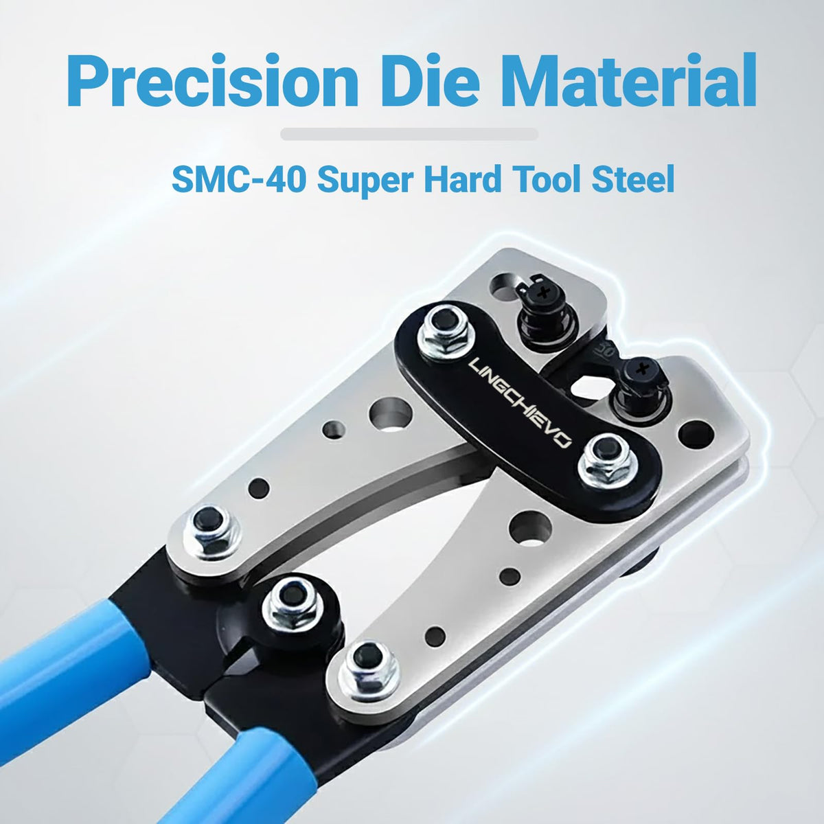LingChievo crimp tool with ergonomic handles reduces hand fatigue during use