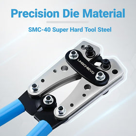 LingChievo crimp tool with ergonomic handles reduces hand fatigue during use