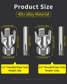 LINGIGAOUT alloy steel dies closeup showing precise threading capability