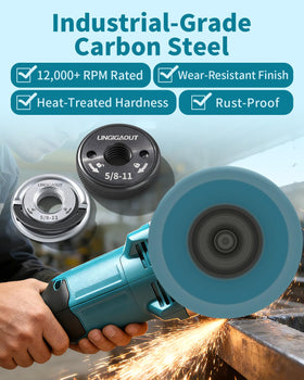 LINGIGAOUT ideal for flush and heavy cuts with low-profile silver nut.