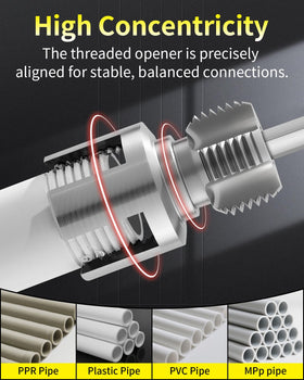 LINGIGAOUT pvc and plastic pipe threading for versatile repairs