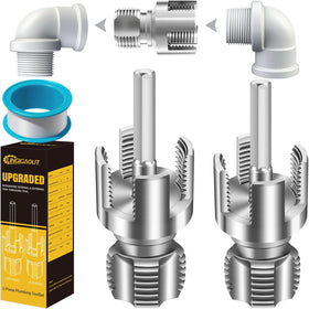 LINGIGAOUT pvc pipe threading tool in use with drill for fast, clean threads