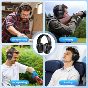 Link Dream ear muffs folded and ready for fieldwork and outdoor tasks