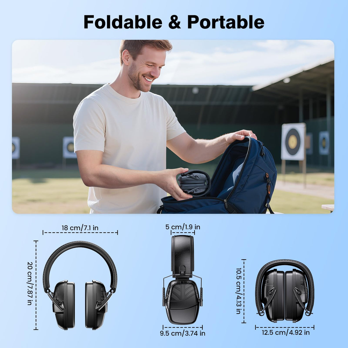 Sound dampening housing and foam in Link Dream muffs reduce noise