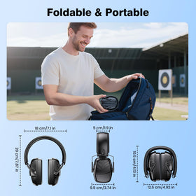 Sound dampening housing and foam in Link Dream muffs reduce noise