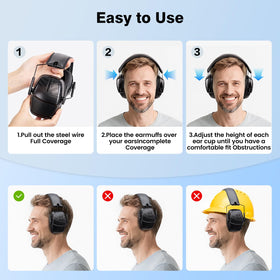 Wide ear cups with ultra-soft padding on Link Dream ear protection