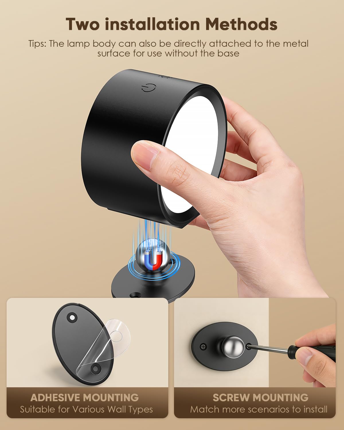 LINKEGO 360-degree rotation lets you direct light precisely for tasks.
