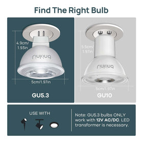 Linkind MR16 dimmable bulb with low-voltage compatibility.