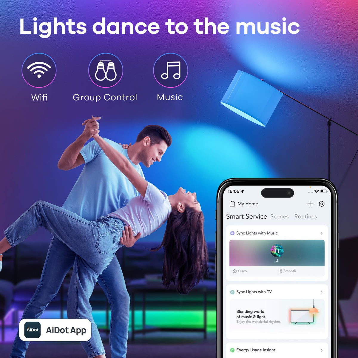Linkind bulb uses 2.4GHz Wi‑Fi only for stable connectivity