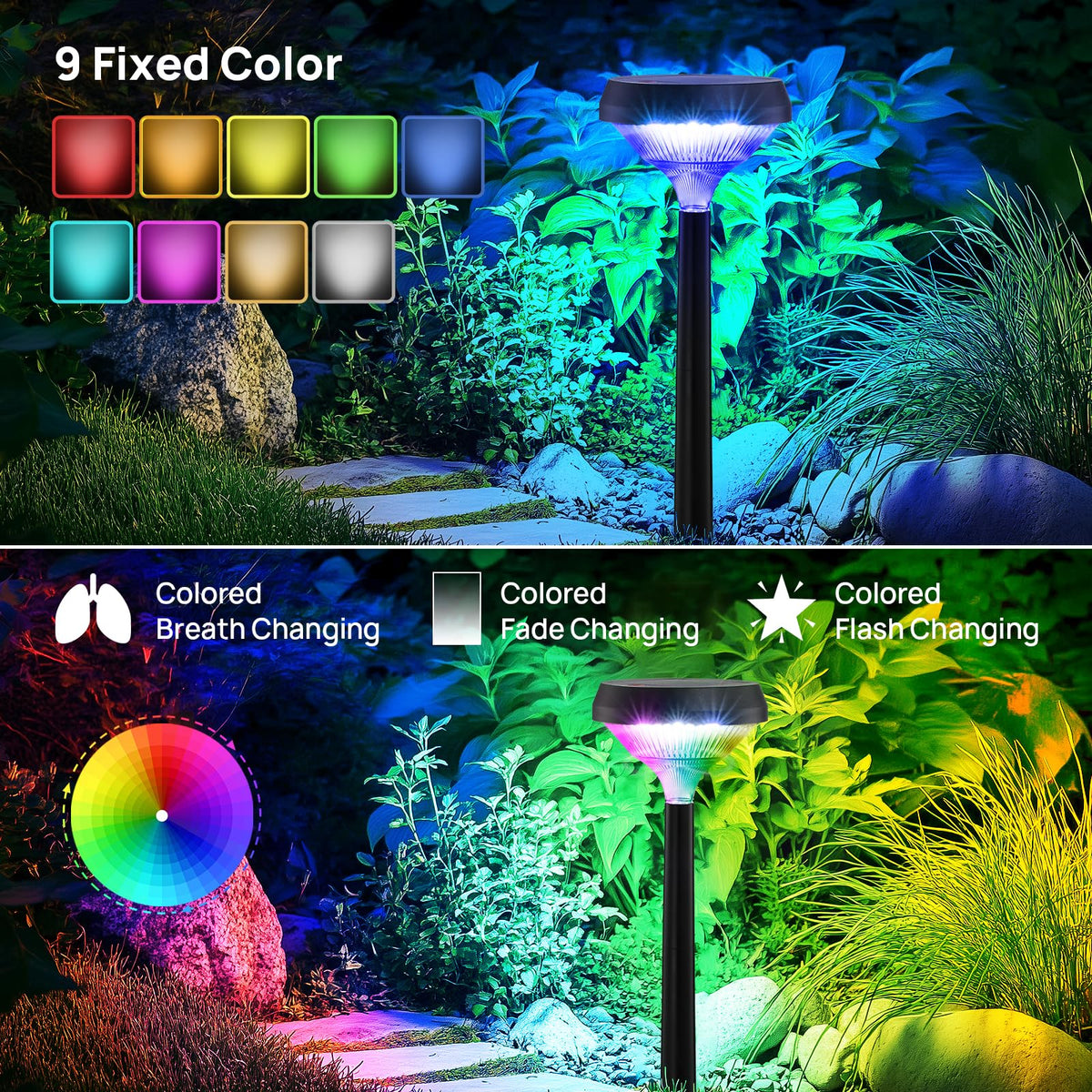 Linkind 200lm brightness brightens driveways and garden edges clearly.