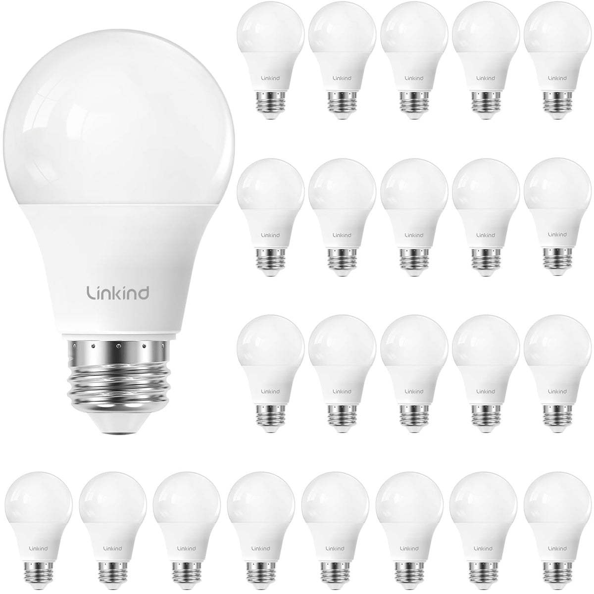 Linkind A19 dimmable bulb emits 800 lumens in 2700K warm light for cozy spaces