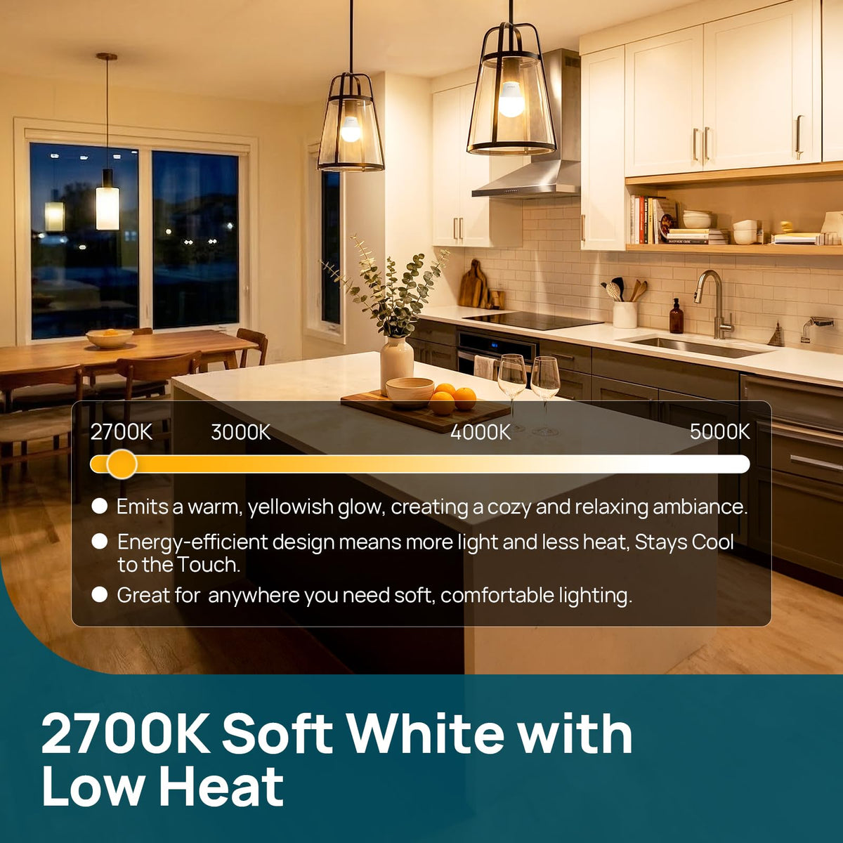 Linkind A19 bulb enhances room ambiance with warm glow