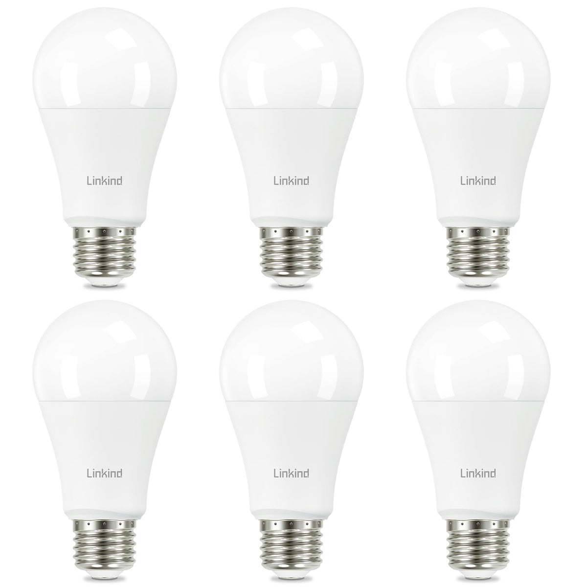 Linkind A19 LED bulb in 2700K soft white for warm living room ambience.