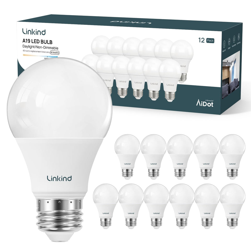 Linkind A19 LED bulb delivers 840 lumens for bright living room lighting