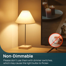 Linkind A19 LED bulb suitable for bedroom or office lighting.