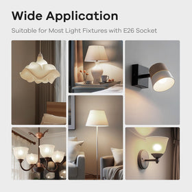 Linkind A19 LED bulb suitable for enclosed luminaires and constrained fixtures.