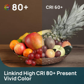 Linkind A19 LED bulb flicker-free light for eye comfort.