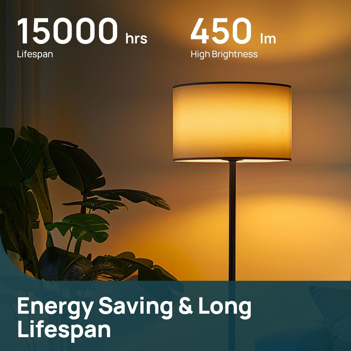 Non-dimmable Linkind A19 LED bulb for stable instant lighting.