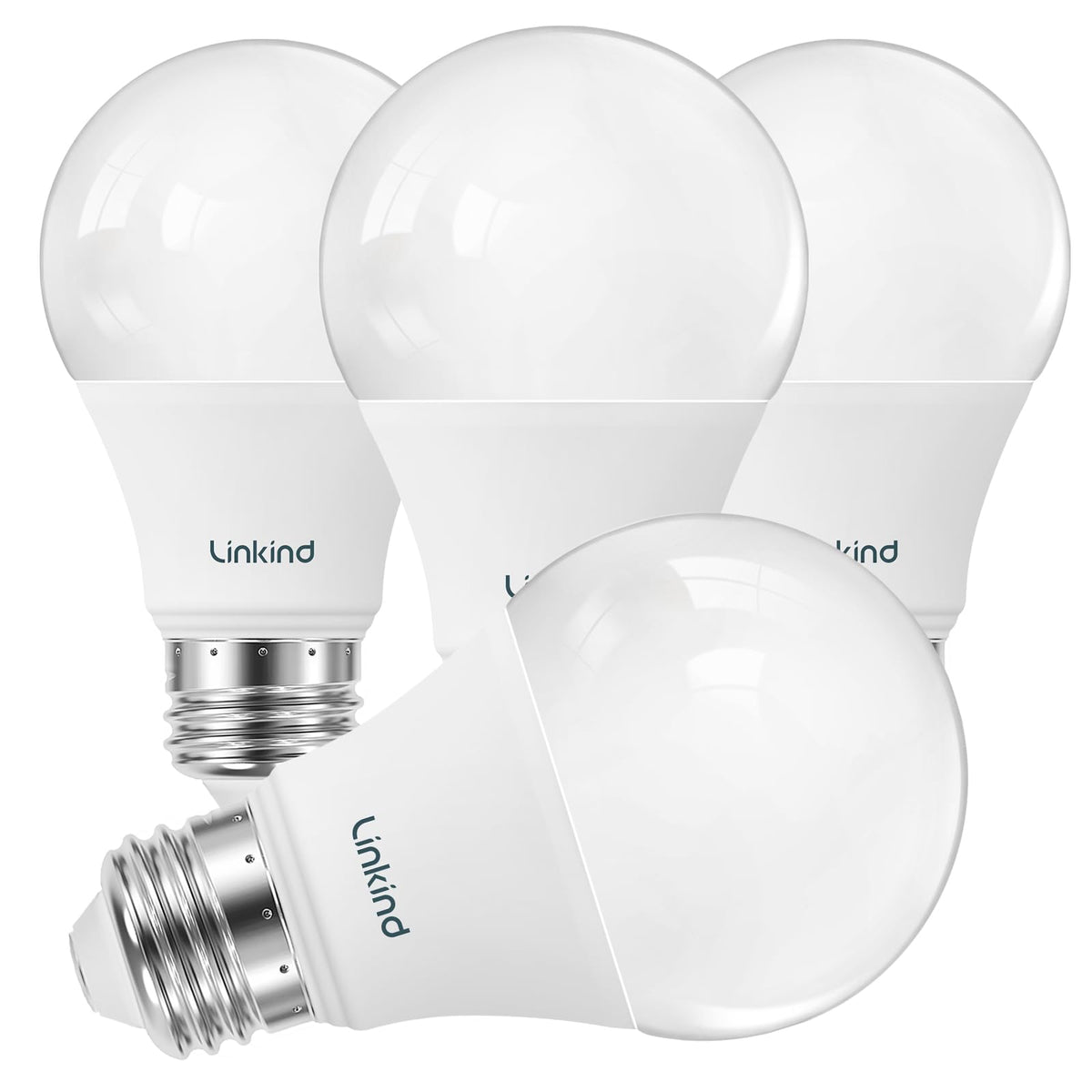 Linkind A19 warm 2700K bulb in cozy living room for relaxing ambiance