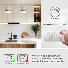 Linkind A19 5000K daylight LED bulb lighting a workspace