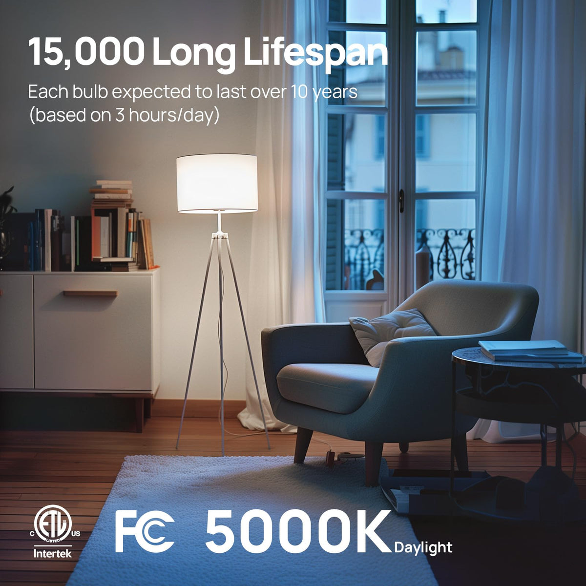Linkind A19 dimmable bulbs showcase smooth dimming for desired ambiance.