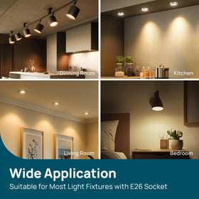 Linkind BR30 bulb long-life 15000 hours for fewer replacements.