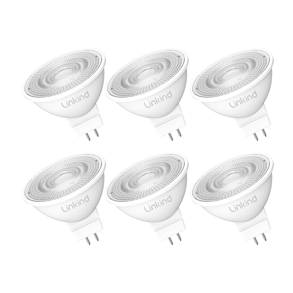 Linkind dimmable MR16 bulb closeup for focused accent lighting.