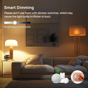 Linkind E26 A19 bulb compatible with standard fixtures