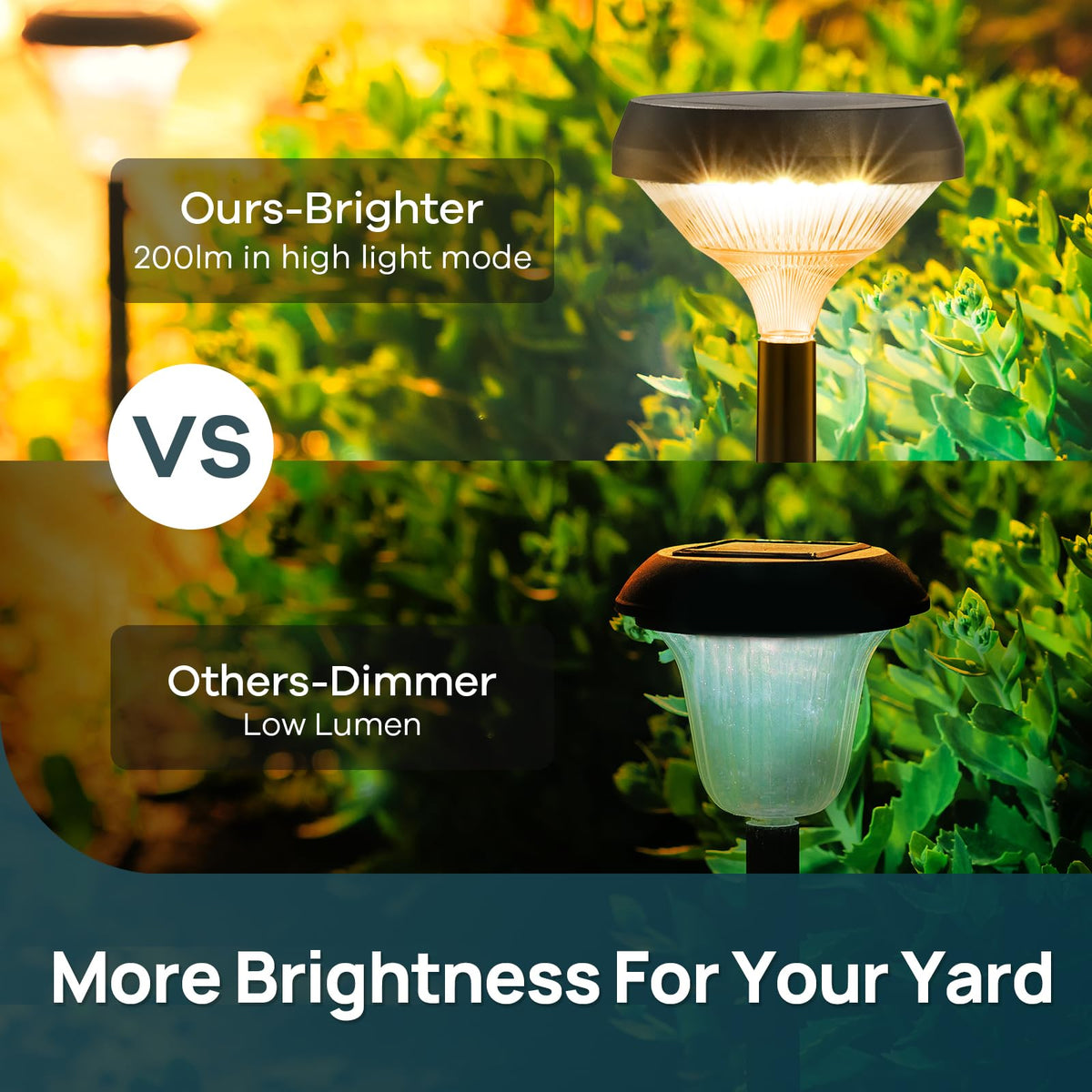 Linkind solar lights offer four installation heights for versatile outdoor setups.