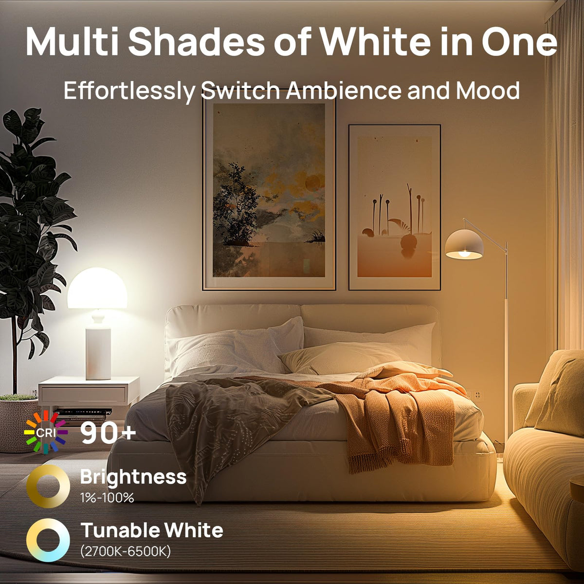 Linkind Matter smart bulb setup with voice control and compatible assistant