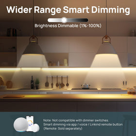 Linkind Matter smart bulb connected via Wi-Fi and Bluetooth for reliable pairing