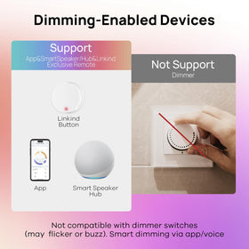 Group control of multiple Linkind Matter bulbs from a single app screen