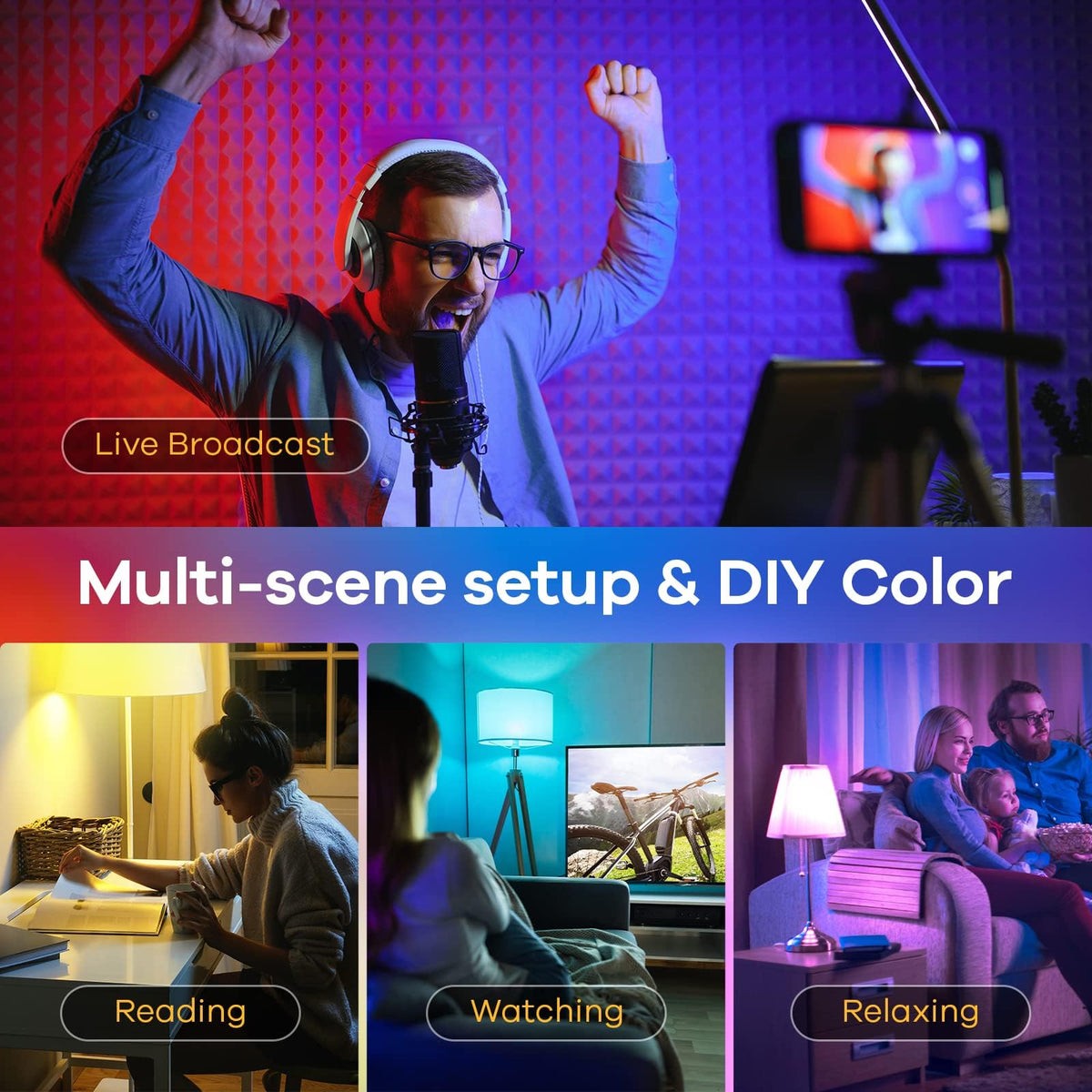 Linkind Matter 104 presets adapt lighting to activities like movies or reading