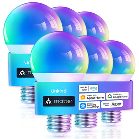 Linkind Matter color-changing bulb for vibrant mood lighting in any room