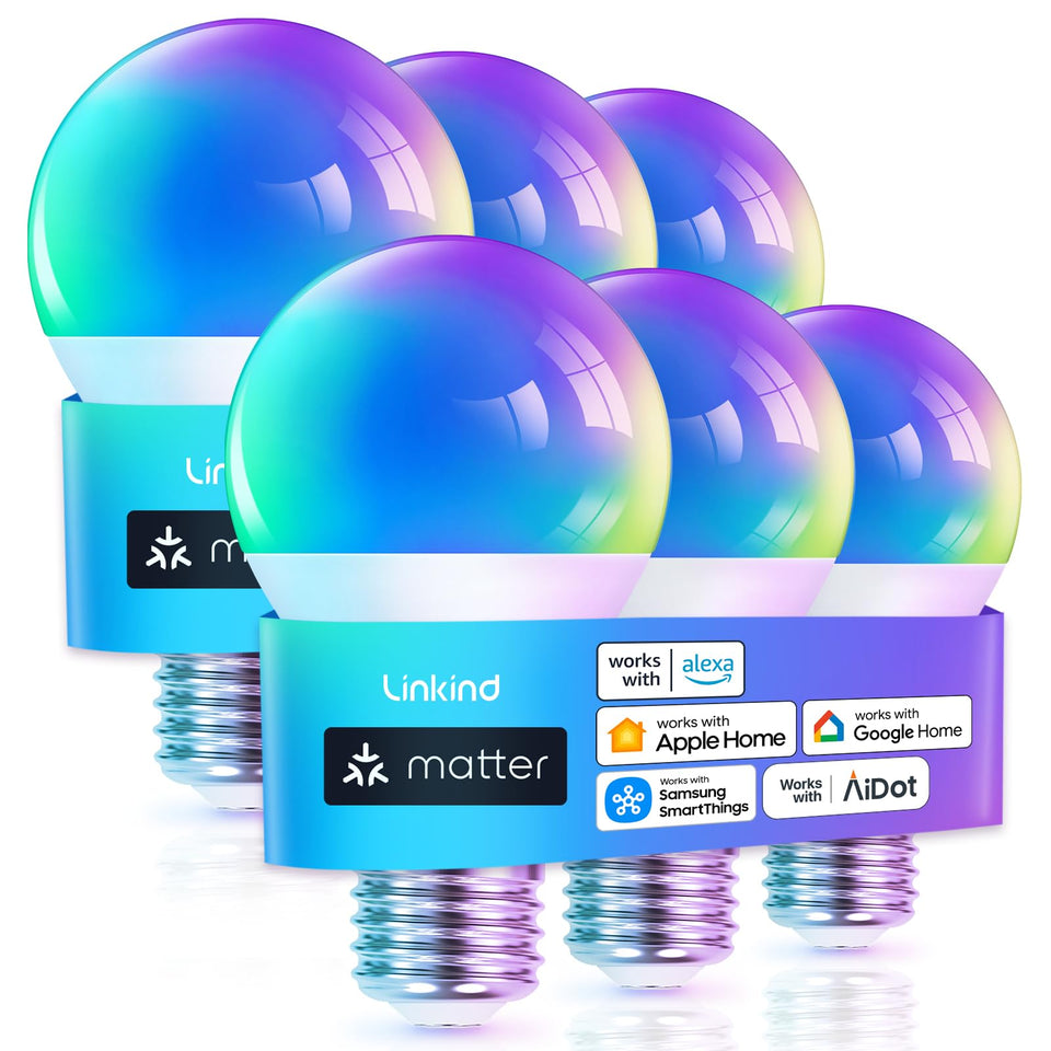 Linkind Matter color-changing bulb for vibrant mood lighting in any room