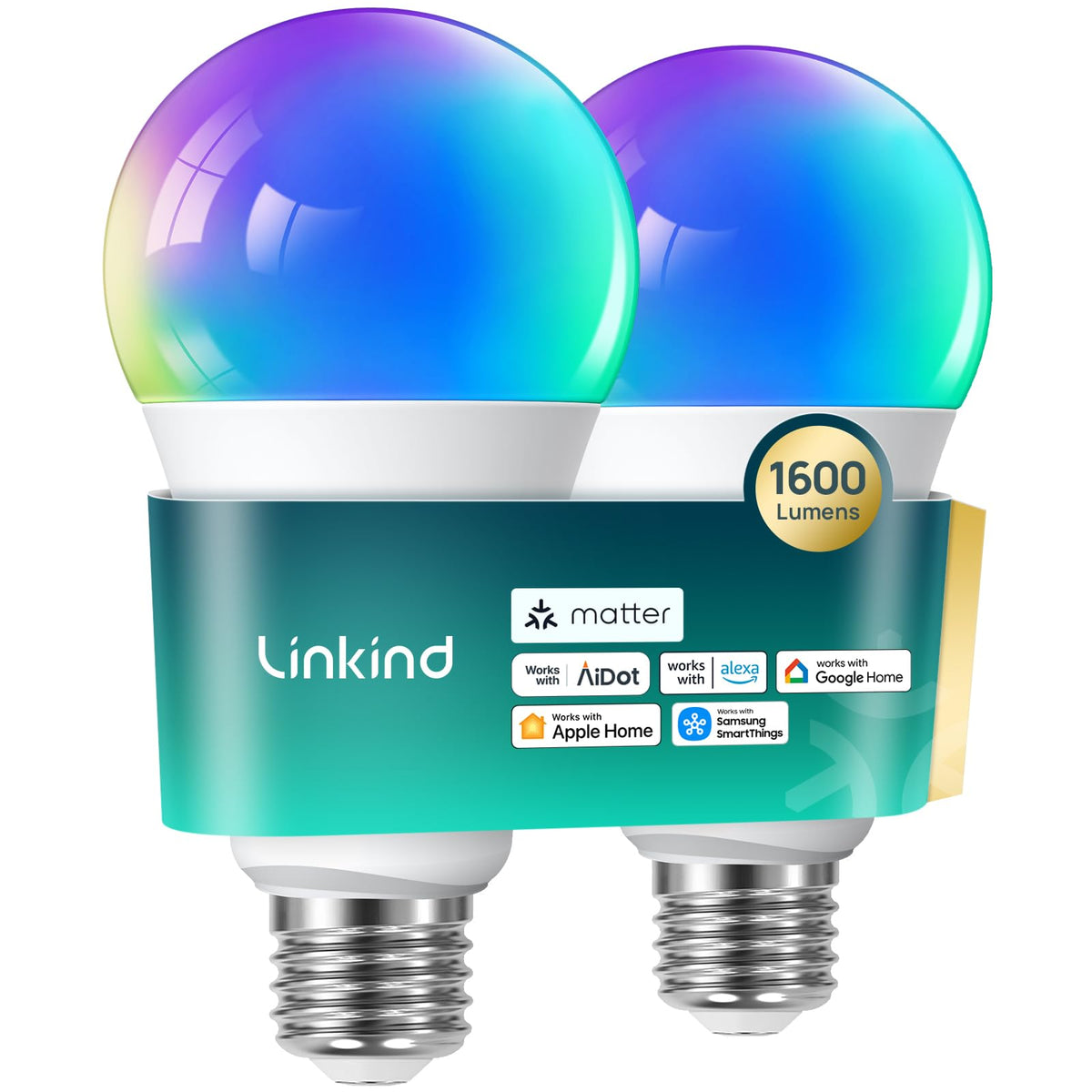 Linkind Matter smart bulb pack illuminates living room with 1600 lumens
