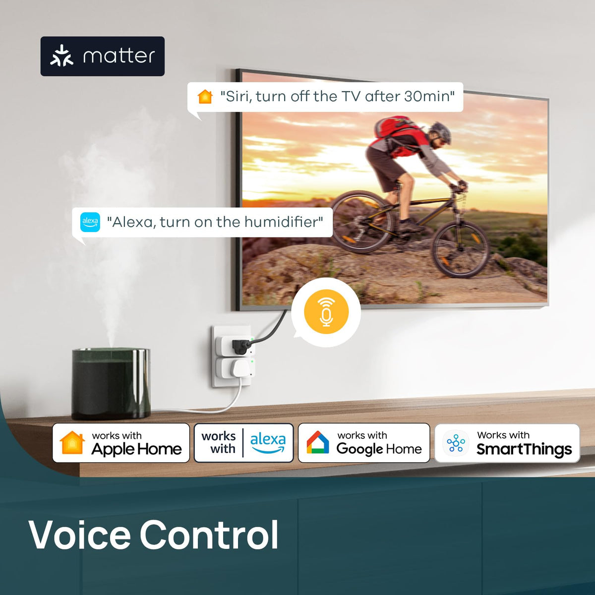 Linkind smart plug remote control from anywhere via app.