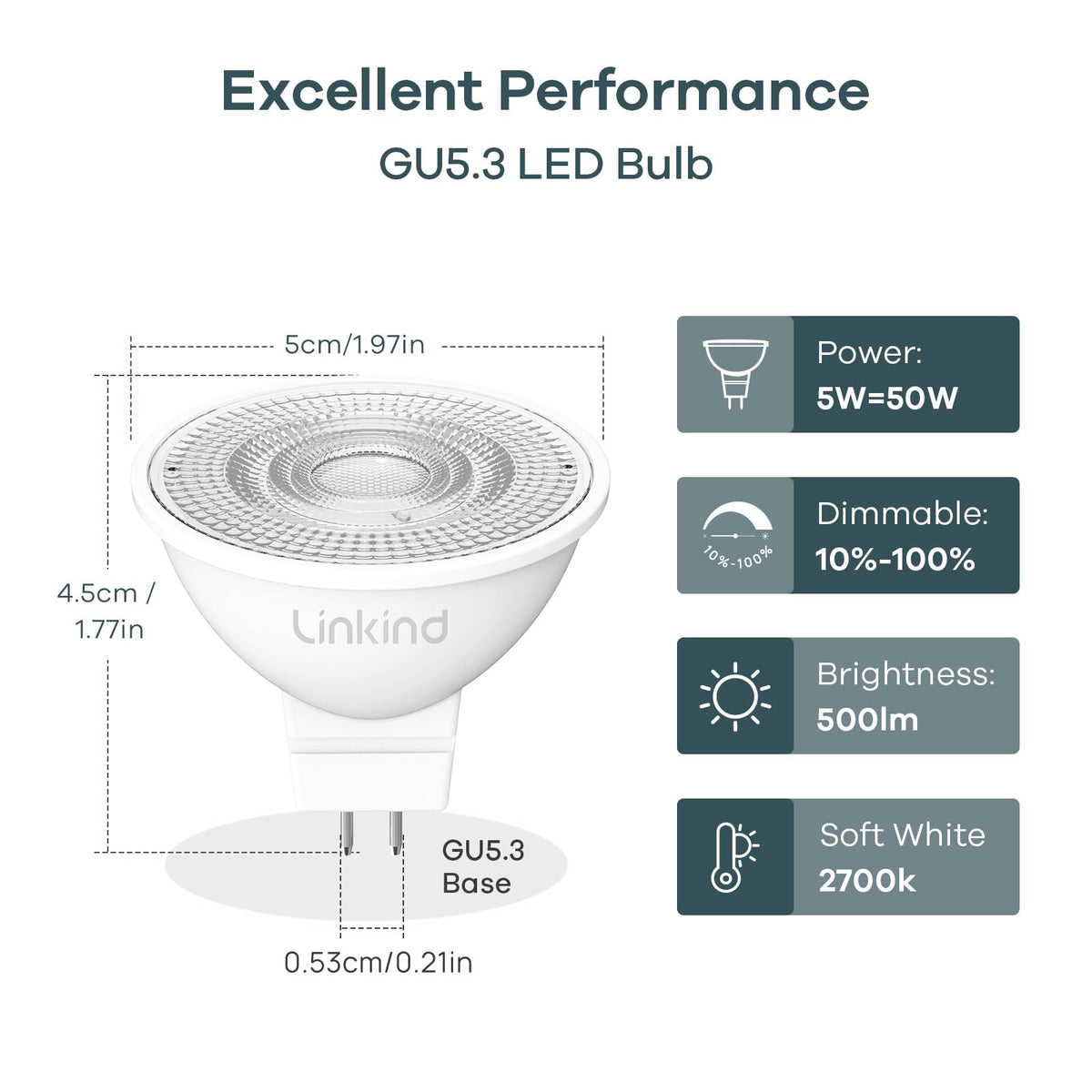 Linkind MR16 beam at 40 degrees in action for precise spot lighting.