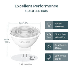 Linkind MR16 beam at 40 degrees in action for precise spot lighting.