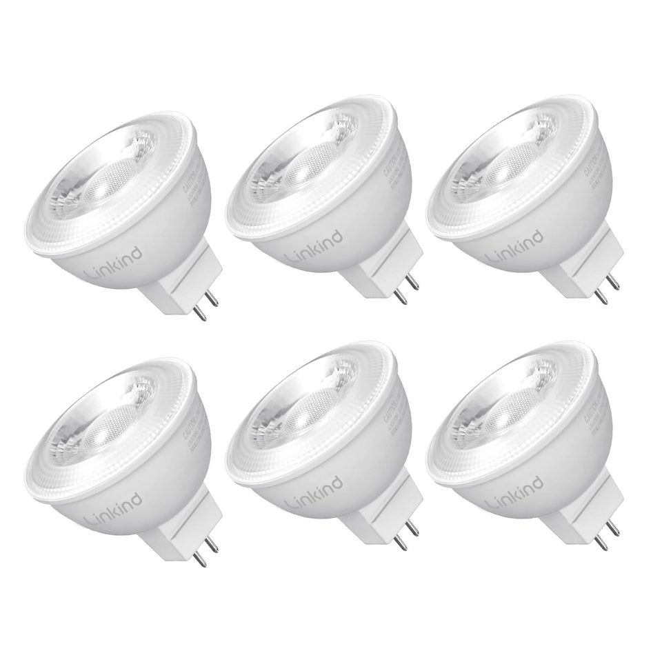 Linkind MR16 LED bulb dimmable 12V for precise track lighting with 640 lumens.