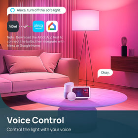 Linkind music sync mode with dynamic scenes for parties or relaxing evenings.