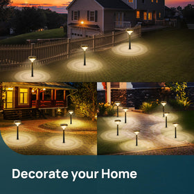 Linkind solar lights packaged for quick, easy outdoor installation.